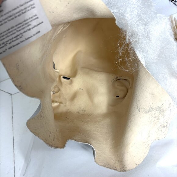 HTF Y2K - 2002  Beetlejuice w/  Hair  Latex Mask Cinema Secrets NWT NOS - Picture 9 of 13